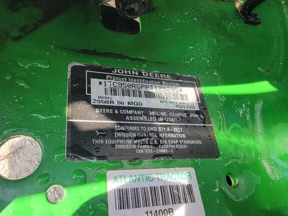Image of John Deere Z950R equipment image 3