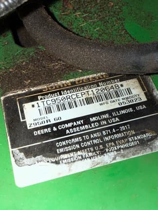 Image of John Deere Z950R equipment image 3