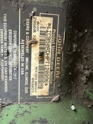 Image of John Deere Z950R equipment image 4