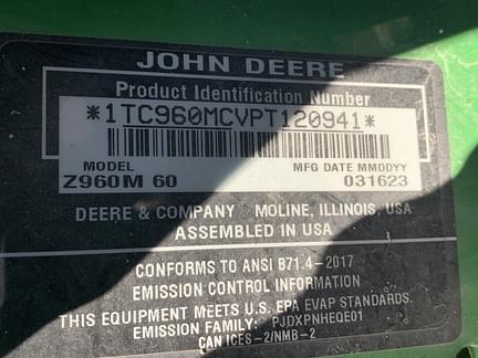 Image of John Deere Z960M equipment image 4