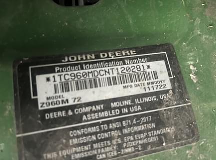 Image of John Deere Z960M equipment image 1