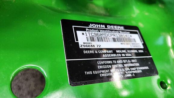 Image of John Deere Z960M equipment image 4