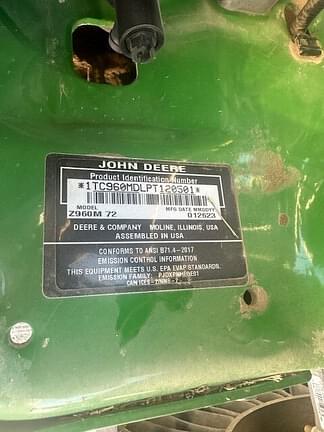 Image of John Deere Z960M equipment image 4