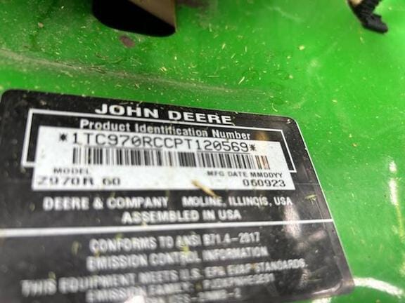 2023 John Deere Z970R Equipment Image0