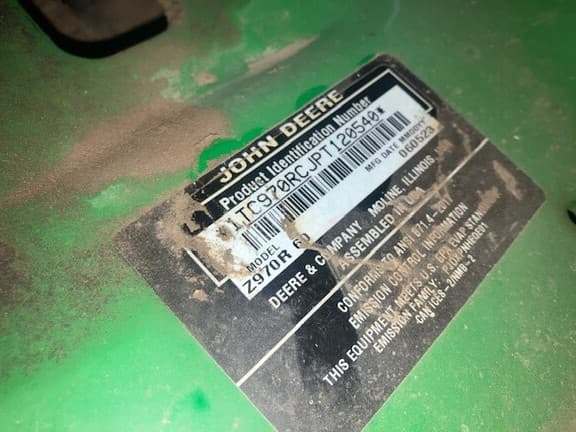 Image of John Deere Z970R Image 1
