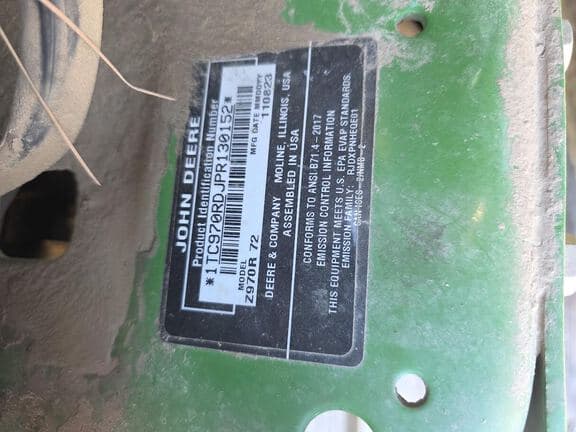 Image of John Deere Z970R equipment image 1