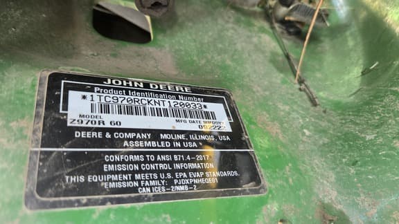 Image of John Deere Z970R equipment image 3