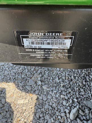 Image of John Deere Z994R equipment image 3