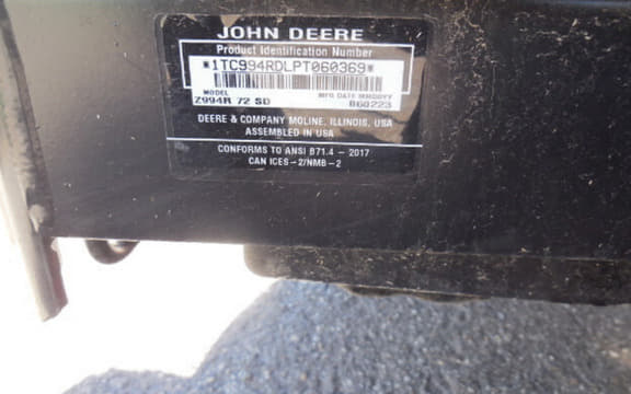 Image of John Deere Z994R Image 1