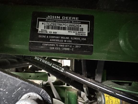 Image of John Deere Z997R equipment image 1