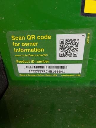 Image of John Deere Z997R equipment image 3