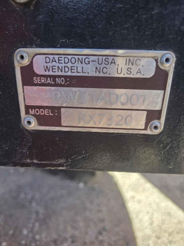 Image of Kioti RX7320 equipment image 2