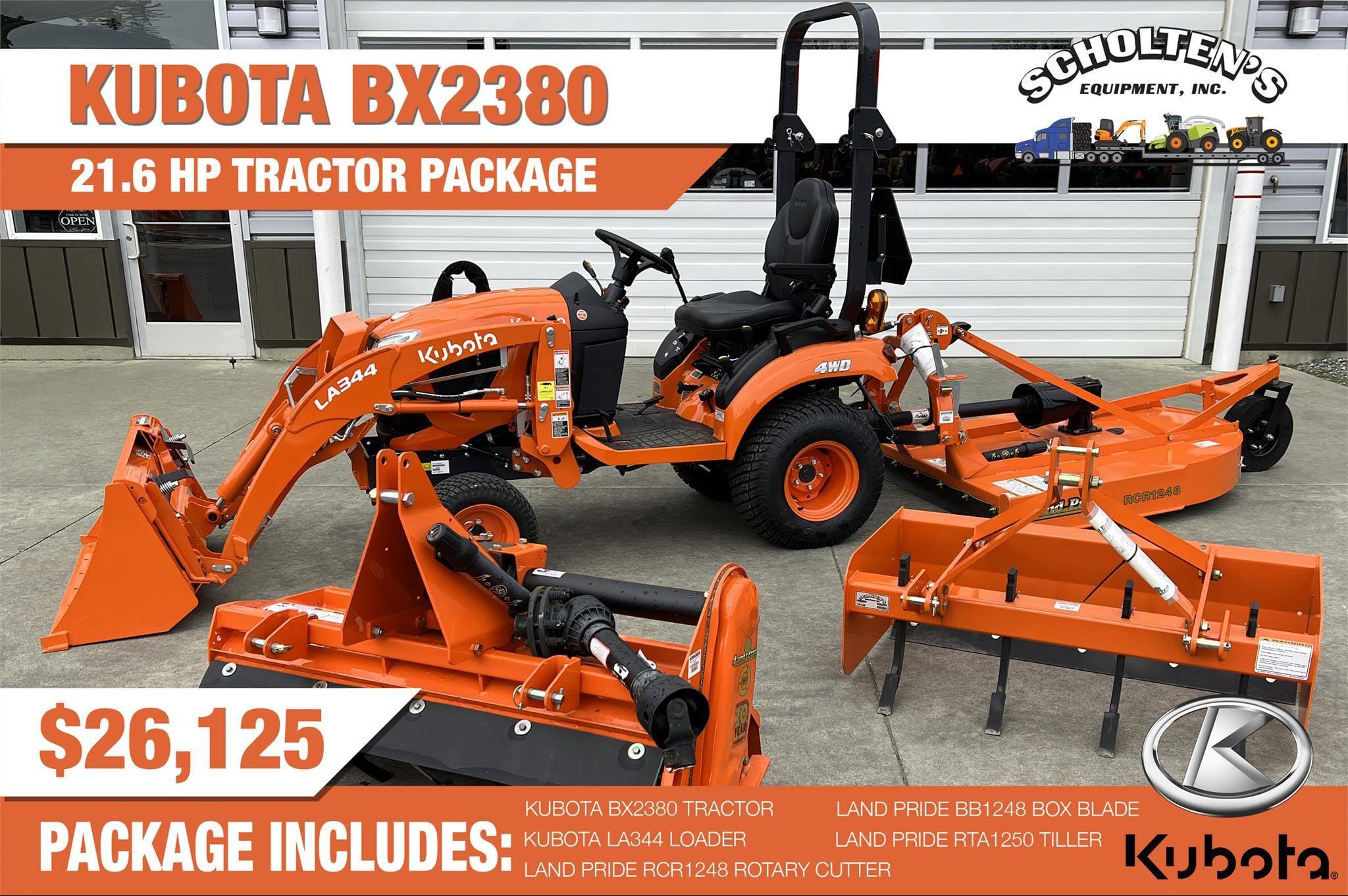 Main image Kubota BX2380