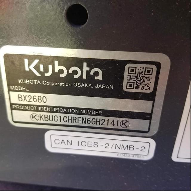 Image of Kubota BX2680 equipment image 4