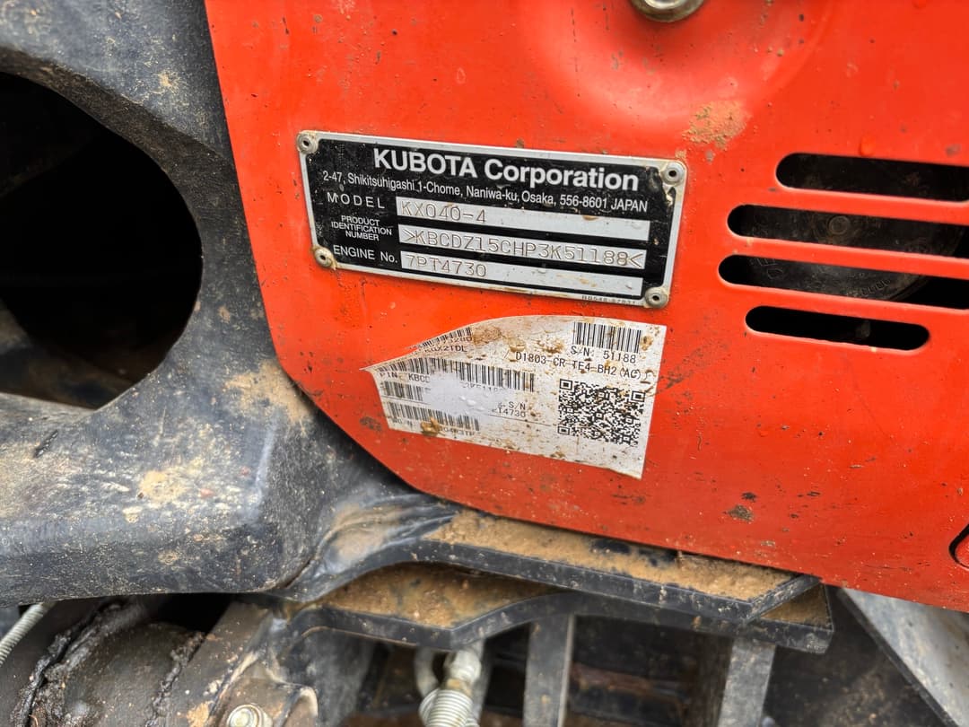 Image of Kubota KX040-4 Image 1