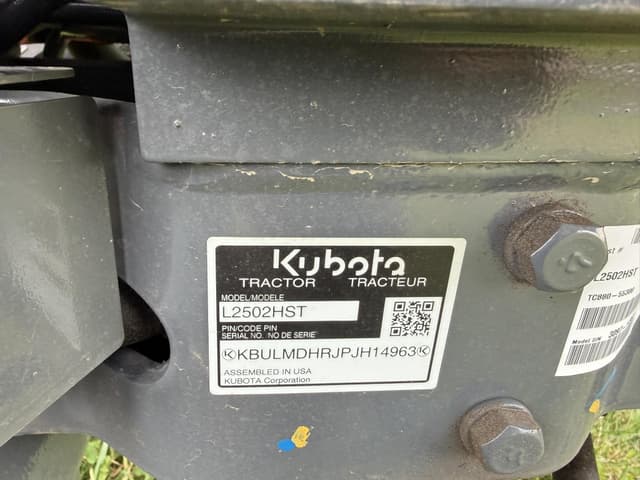 Image of Kubota L2502HST equipment image 2