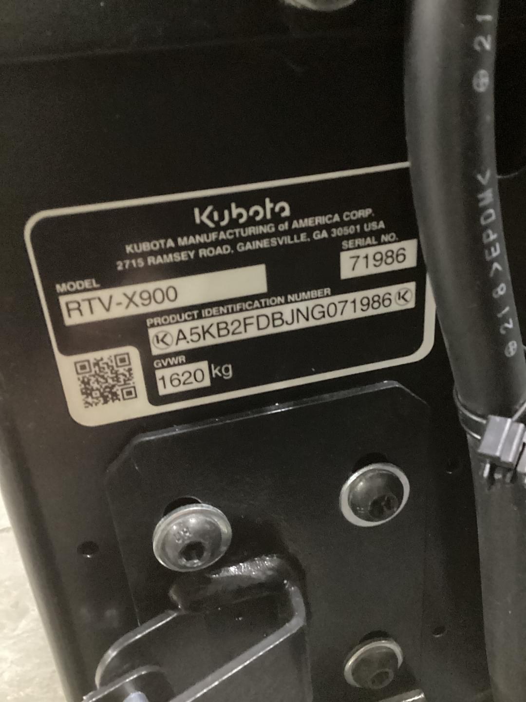 Image of Kubota RTV-X900 Image 1