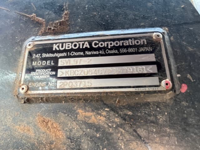 Image of Kubota SVL97-2 equipment image 3