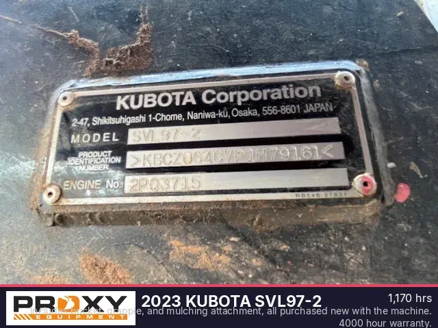 Image of Kubota SVL97-2 equipment image 3