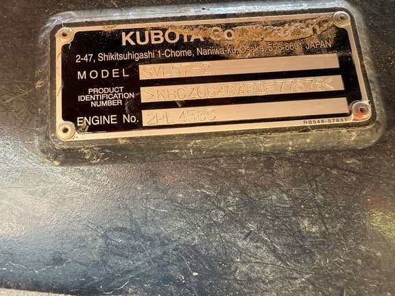 Image of Kubota SVL97-2 equipment image 4