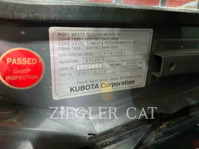 Image of Kubota SVL65-2 equipment image 2