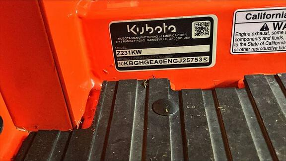 Image of Kubota Z231 equipment image 4