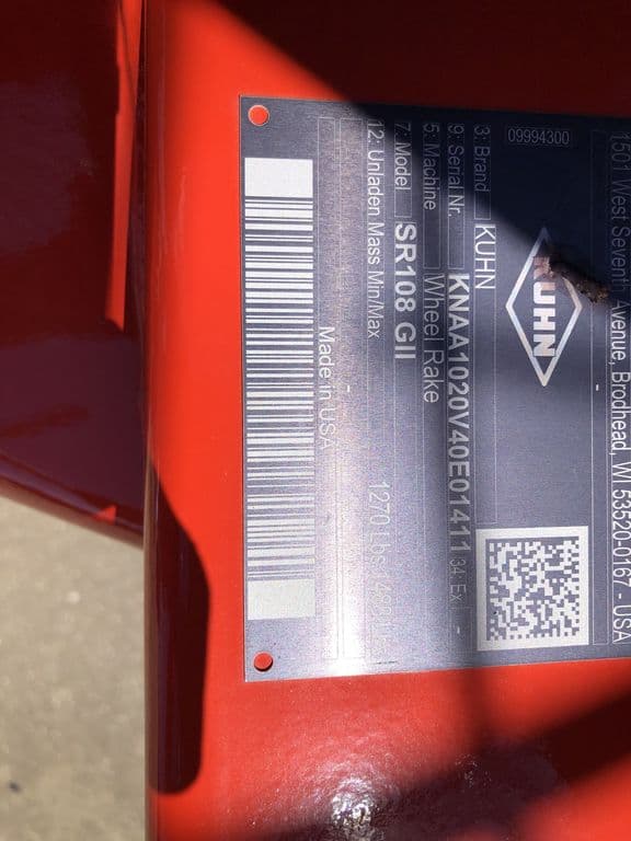 Image of Kuhn SR108 equipment image 4