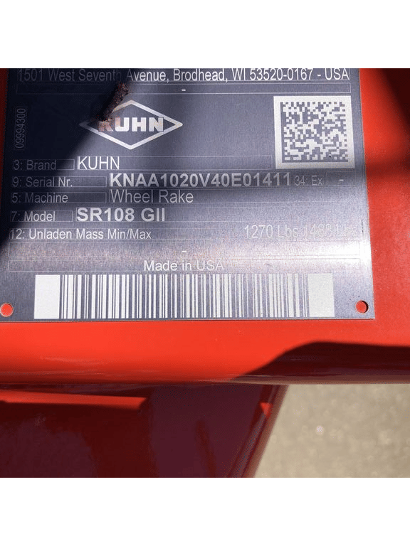 Image of Kuhn SR108GII equipment image 4