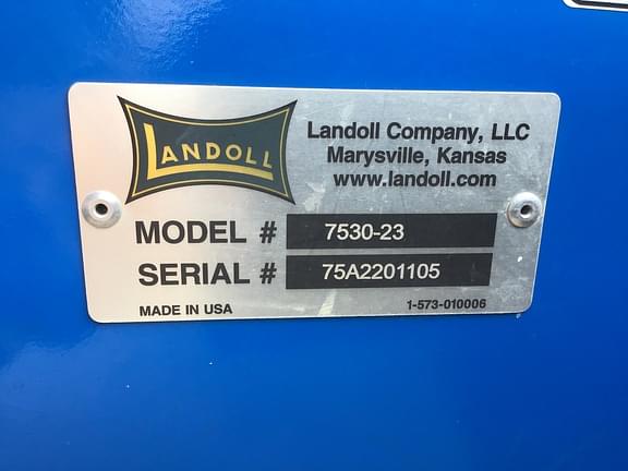 Image of Landoll 7530 equipment image 3