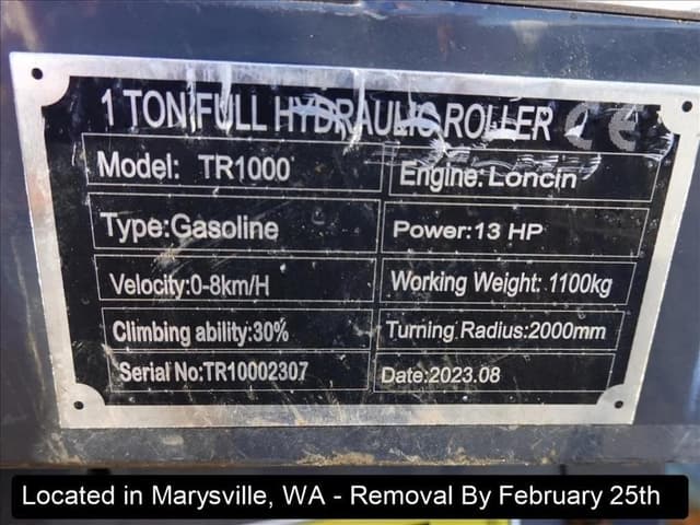 Image of LONCIN TR1000 equipment image 1