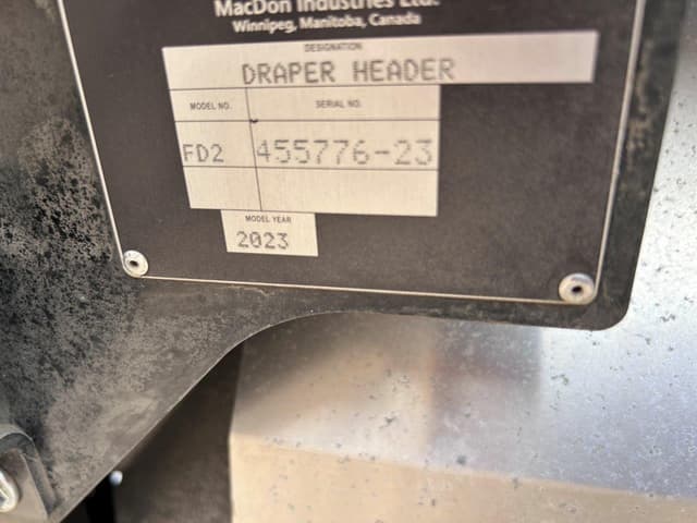 Image of MacDon FD250 equipment image 1