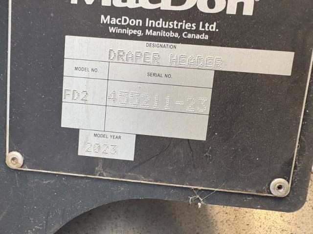 Image of MacDon FD240 equipment image 2