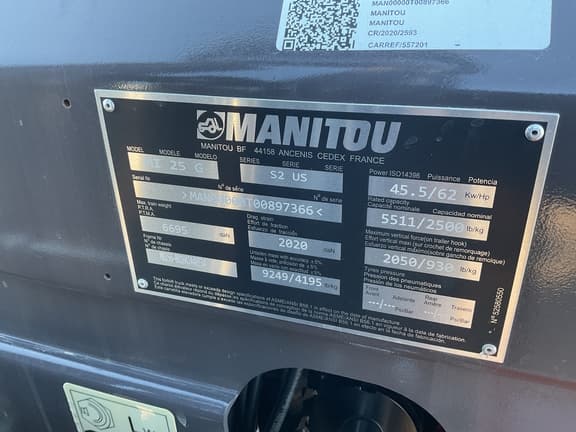 Image of Manitou MI25G equipment image 3