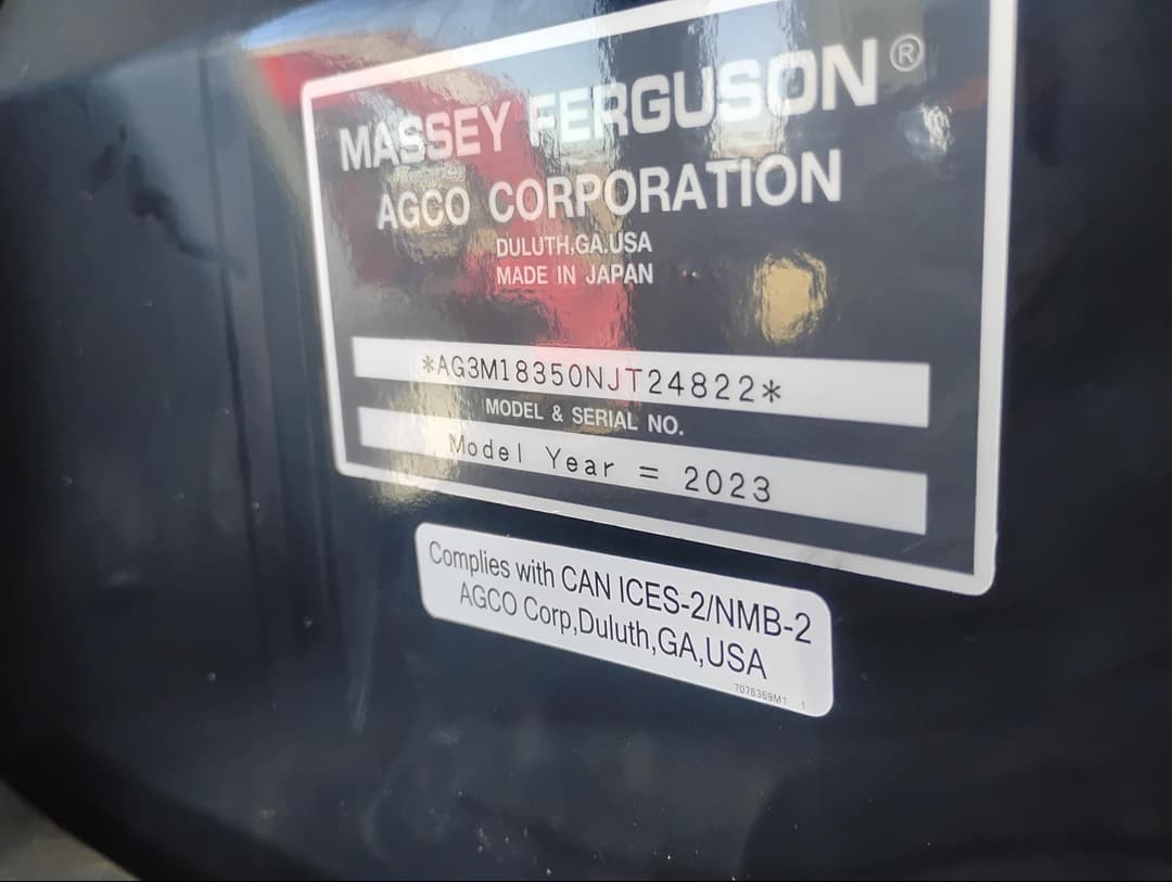 Image of Massey Ferguson 1835M Image 1