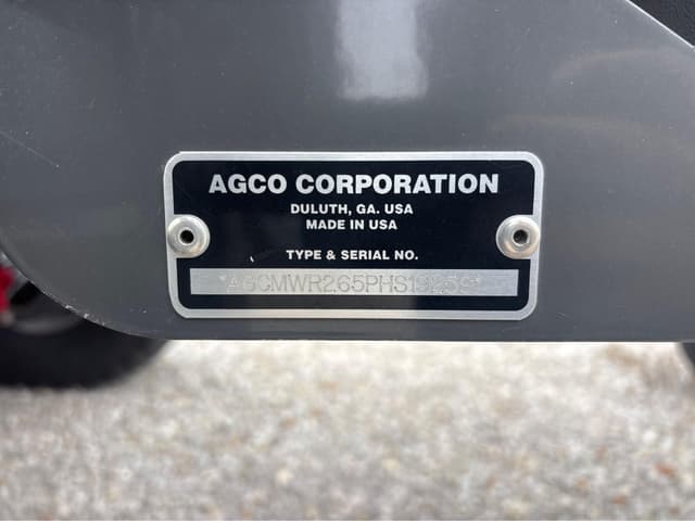 Image of Massey Ferguson WR265 equipment image 2