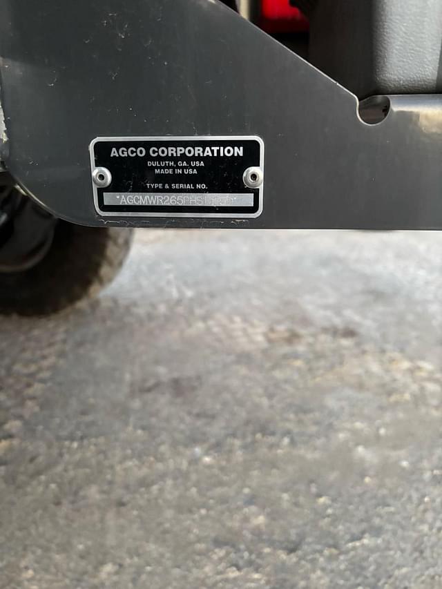 Image of Massey Ferguson WR265 equipment image 4