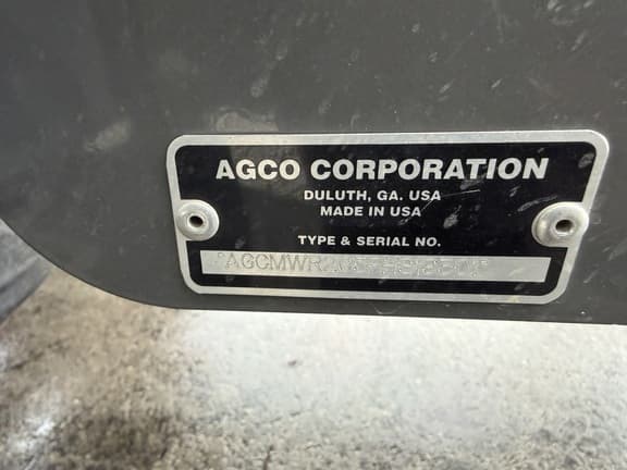 Image of Massey Ferguson WR265 equipment image 1