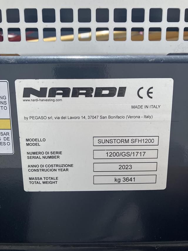 Image of Nardi Sunflower SFH1200 equipment image 1