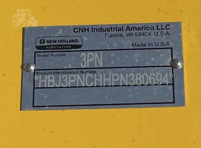 Image of New Holland 3PN equipment image 4
