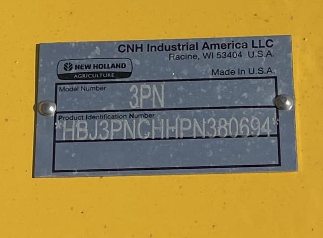 Image of New Holland 3PN equipment image 4