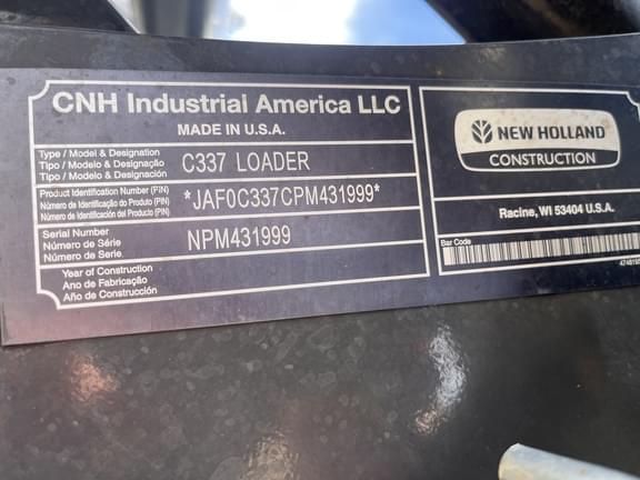 Image of New Holland C337 equipment image 2