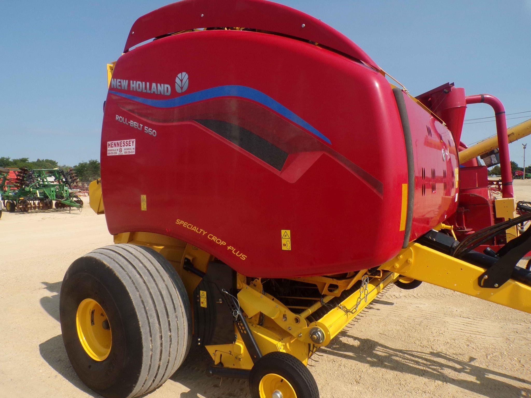 2023 New Holland RB560 Specialty Crop Plus Equipment Image0