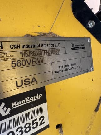 Image of New Holland RB560 Specialty Crop Xtra equipment image 4