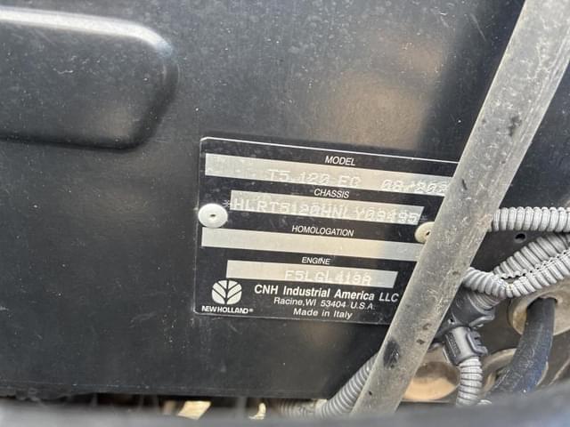 Image of New Holland T5.120 equipment image 2