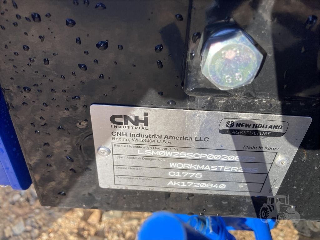 Main image New Holland Workmaster 25S
