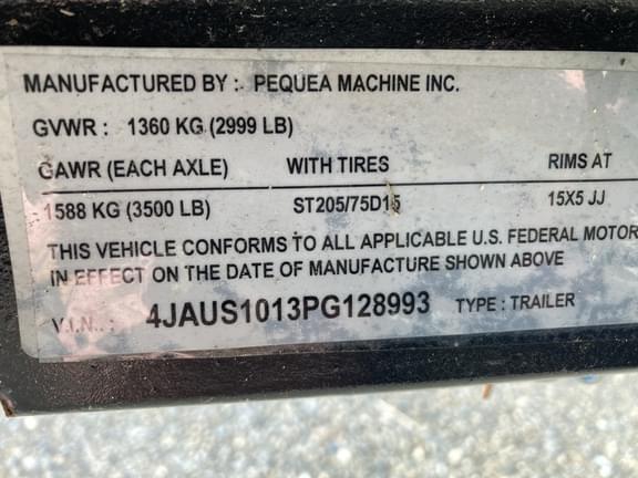 Image of Pequea TR610RS equipment image 2