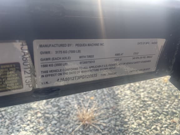 Image of Pequea TR8012TS equipment image 3