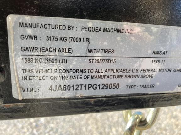 Image of Pequea TR8012TS equipment image 2