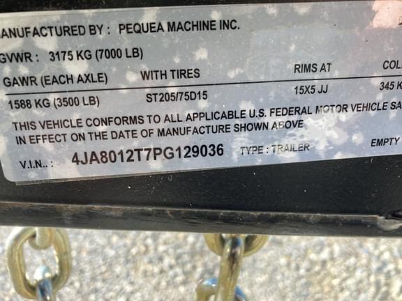 Image of Pequea TR8012TS equipment image 2