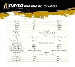 Main image Rayco RG37 Trac Jr 6